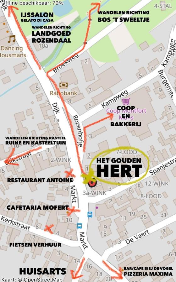 Het Gouden Hert Montfort エクステリア 写真